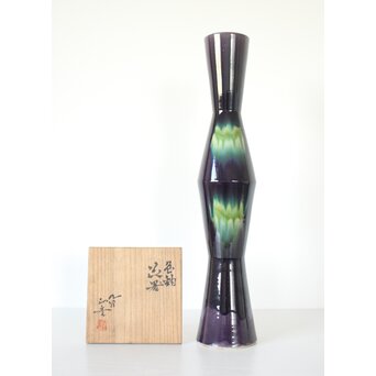 徳田正彦/八十吉 色釉花器　P151