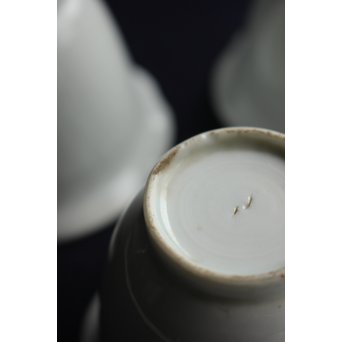 古伊万里 輪花 柿右衛門白磁向付 5脚1組　P152 