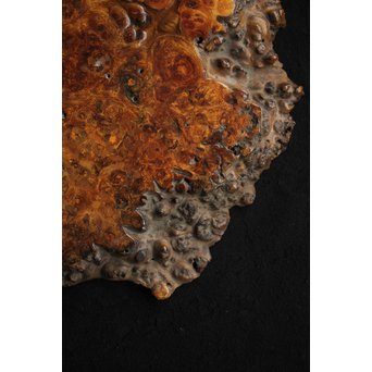 花梨 瘤玉杢 一枚板 花台/敷台　X144 