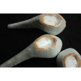 染付蓮華 8個　P153 