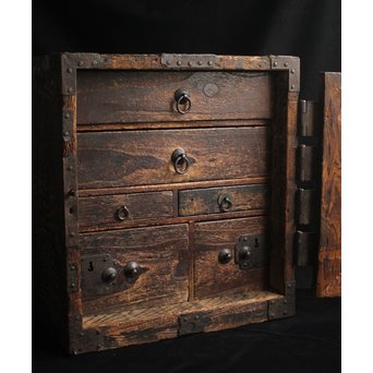 時代うずくり船箪笥　X145 