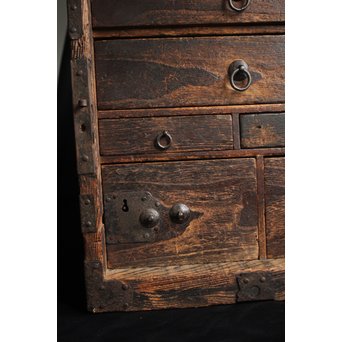 時代うずくり船箪笥　X145 