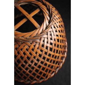 横田峰斎/峯斎 竹花籠　U103 