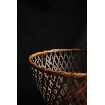 横田峰斎/峯斎 竹花籠　U103 