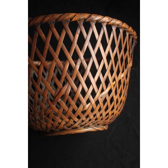 横田峰斎/峯斎 竹花籠　U103 