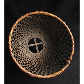 横田峰斎/峯斎 竹花籠　U103 