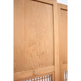 白木ダイアガラス帯戸 在庫3枚　B971 