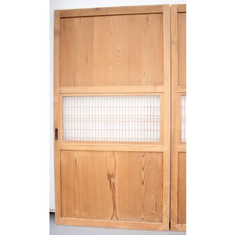 白木ダイアガラス帯戸 在庫3枚　B971 