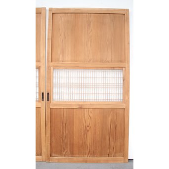 白木ダイアガラス帯戸 在庫3枚　B971 