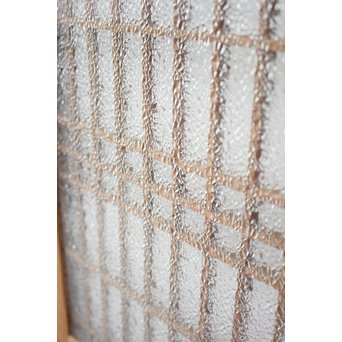 白木ダイアガラス帯戸 在庫3枚　B971 