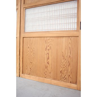 白木ダイアガラス帯戸 在庫3枚　B971 