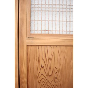 白木ダイアガラス帯戸 在庫3枚　B971 