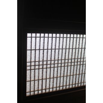 白木ダイアガラス帯戸 在庫3枚　B971 