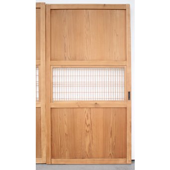 白木ダイアガラス帯戸 在庫3枚　B971 