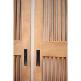 白木格子戸 2枚1組　L1001 