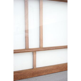 アールデコ 緑色ガラス戸 2枚1組　GD1243YD 