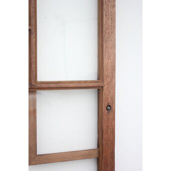 アールデコ 緑色ガラス戸 2枚1組　GD1243YD 