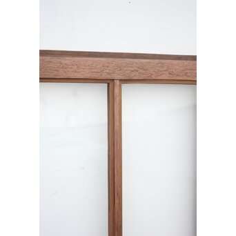 アールデコ 緑色ガラス戸 2枚1組　GD1243YD 