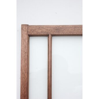 アールデコ 緑色ガラス戸 2枚1組　GD1243YD 