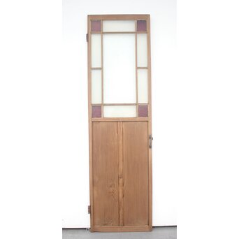 紫色ガラスのドア　GD1246 背面