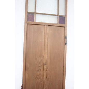 紫色ガラスのドア　GD1246 