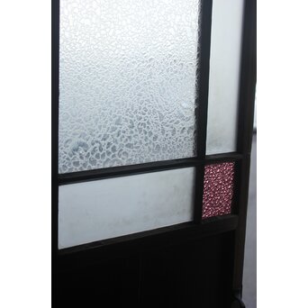 紫色ガラスのドア　GD1246 