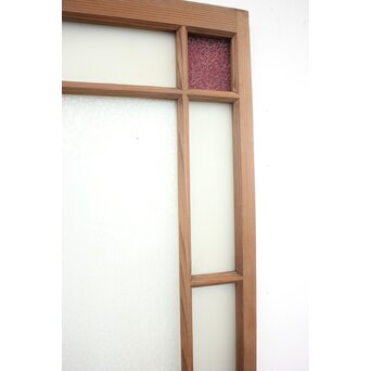 紫色ガラスのドア　GD1246 