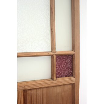 紫色ガラスのドア　GD1246 