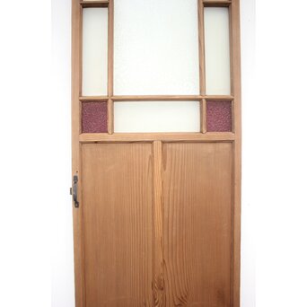 紫色ガラスのドア　GD1246 