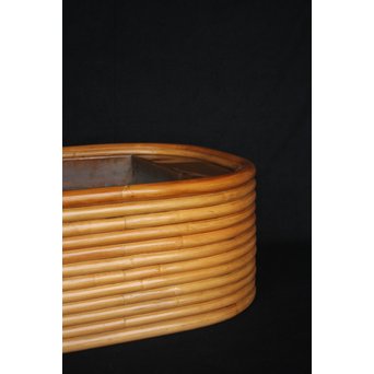 YKR 山川ラタン 火鉢 サイドテーブル　U105 