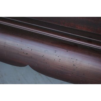 芝山細工蒔絵大飾棚 / 紅木蒔絵博古櫃　Q075 