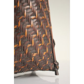 巧香銘 竹編花籠　U107 