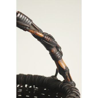 巧香銘 竹編花籠　U107 