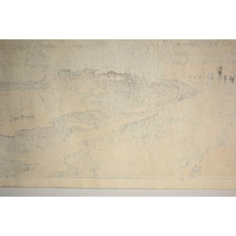 吉田博 富士拾景 河口湖 自摺大正15年作 新版画　Z181 