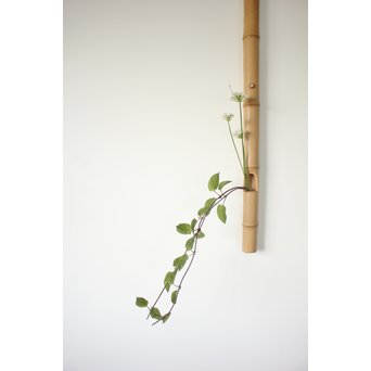 五世 早川尚古斎 竹掛花/短冊掛　U110