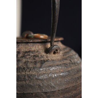 砲口芋頭 木爪提手 丸形鉄瓶　M146 