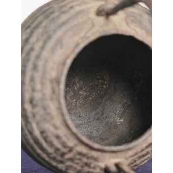 砲口芋頭 木爪提手 丸形鉄瓶　M146 