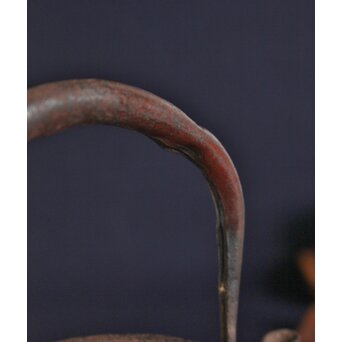 砲口芋頭 木爪提手 丸形鉄瓶　M146 