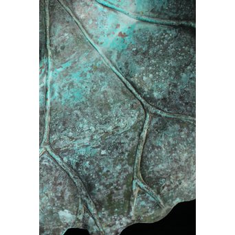 蓮型 打出銅水盤/菓子盆　M147 