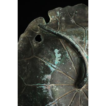 蓮型 打出銅水盤/菓子盆　M147 