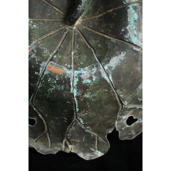 蓮型 打出銅水盤/菓子盆　M147 