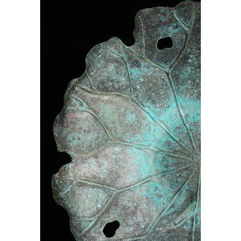 蓮型 打出銅水盤/菓子盆　M147 