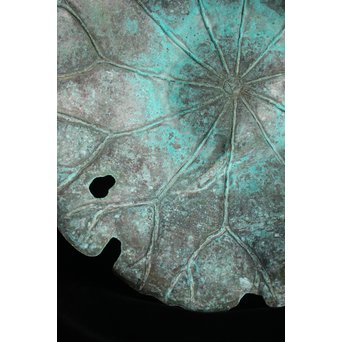 蓮型 打出銅水盤/菓子盆　M147 