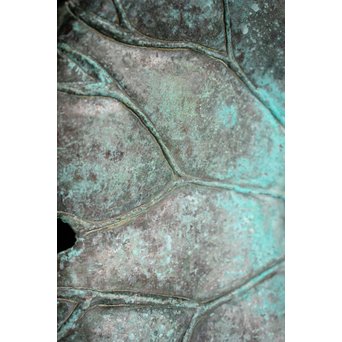 蓮型 打出銅水盤/菓子盆　M147 