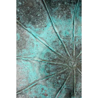 蓮型 打出銅水盤/菓子盆　M147 