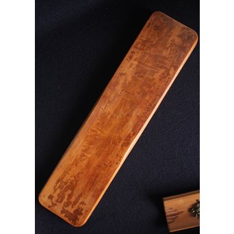 黄楊の煎茶盆　X149 