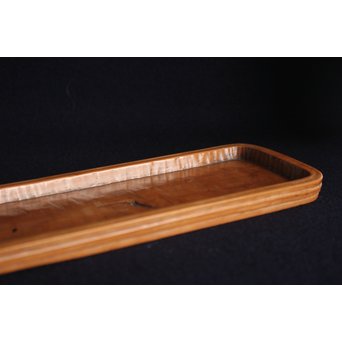 黄楊の煎茶盆　X149 