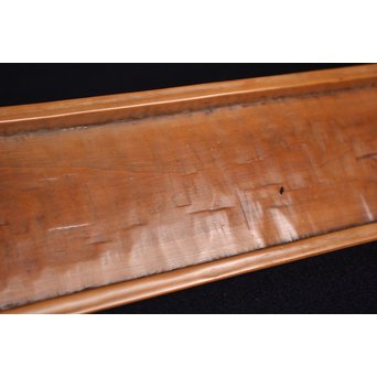 黄楊の煎茶盆　X149 