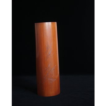 竹 蝦彫刻 腕枕/わんちん 茶合　U112 