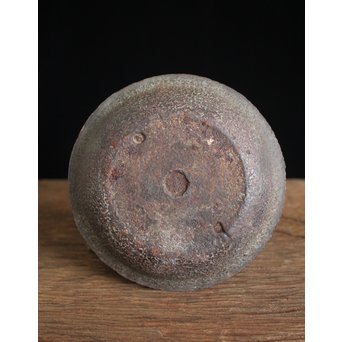 木越三右衛門 極箱 白肌銀象嵌鉄瓶　M148 